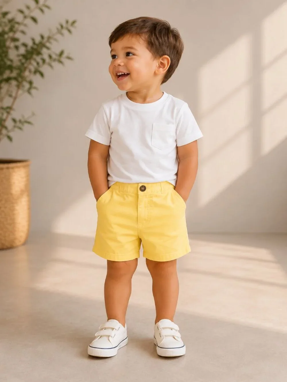 3/$20 Bundle 🌈Tommy Bahama Yellow Pull-On Shorts Toddler 2T
